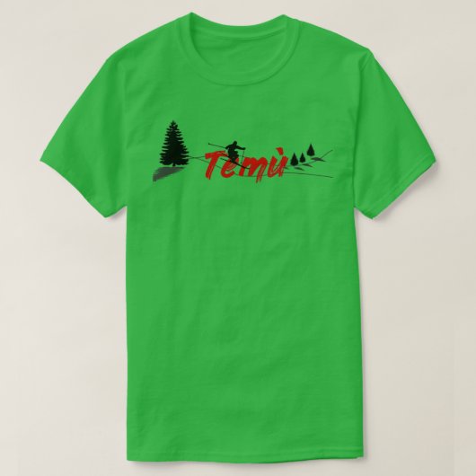 Tem Temu Ski Long T-shirt (Design voorkant)
