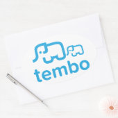 Tembo ovale Sticker (Envelop)