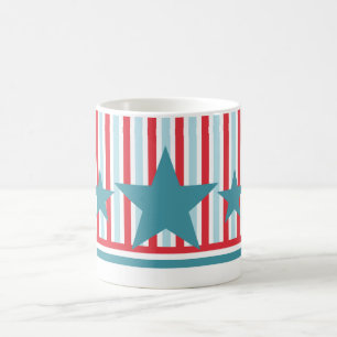 Téméraire Juillet 4 Etoiles et Stripes Mug