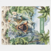 Téméraire Tyrannosaurus Couverture Dinosaure Perso (Devant (Horizontal))