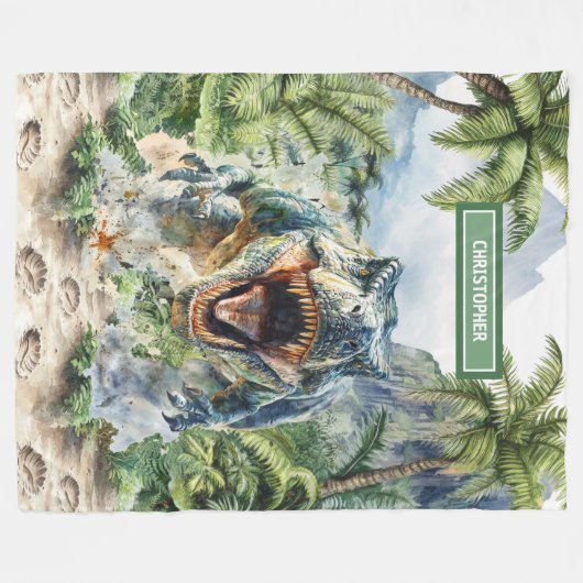 Téméraire Tyrannosaurus Couverture Dinosaure Perso (Devant (Horizontal))