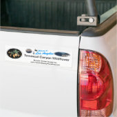 Temescal Wilde Vloer Bumpersticker (Op Truck)