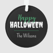 Témoin malin Face Happy Halloween Déplaisant (dos)