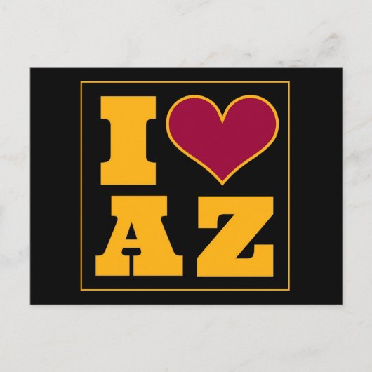 Tempe (AZ) Uitnodiging voor achterklep (Voorkant)