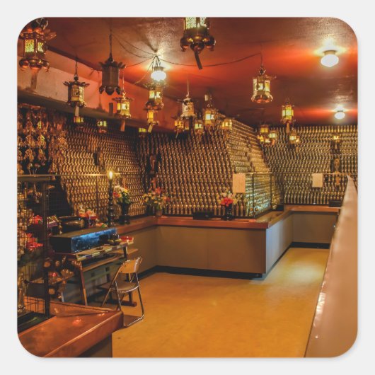 Tempel 78 - Gōshō-ji - Heiligdom Vierkante Sticker (Voorkant)