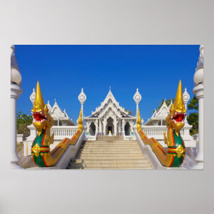 Tempel in Krabi Thailiand Poster