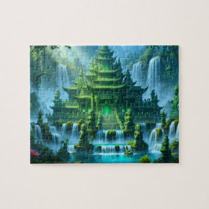 Tempel Kasteel van de Geheime Jade Troon Legpuzzel