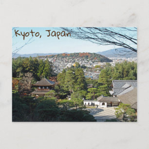 Tempel Kyoto & Ginkaku-ji, Japan Briefkaart