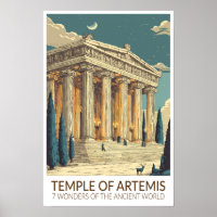 Tempel van Artemis Zeven Wereldwonderen Kunst