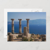 tempel van Athena / ASSOS - Turkije Briefkaart (Voorkant / Achterkant)