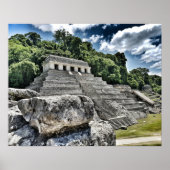 Tempel van de Inscripties, Palenque, Mexico Poster (Voorkant)
