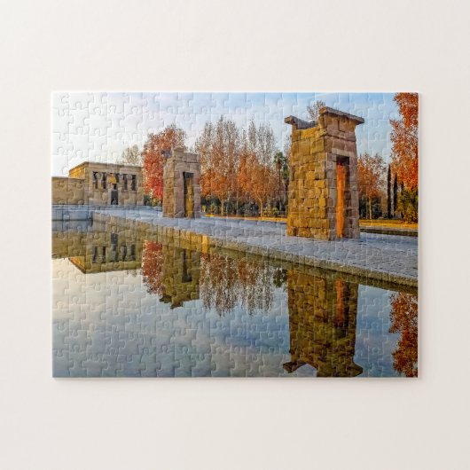 Tempel van Debod Madrid. Legpuzzel (Horizontaal)