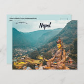 Tempel van Guru Padmasambhava Nepal Briefkaart (Voorkant / Achterkant)
