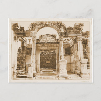 Tempel van Hadrian in VINTAGE FOTO Ephesus Briefkaart