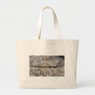 Tempel van Hadrianos, MEDUSA - Afbeelding van Medu Grote Tote Bag