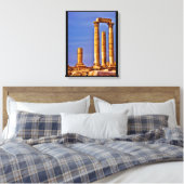 Tempel van Hercules Canvas Afdruk (Insitu (Slaapkamer))