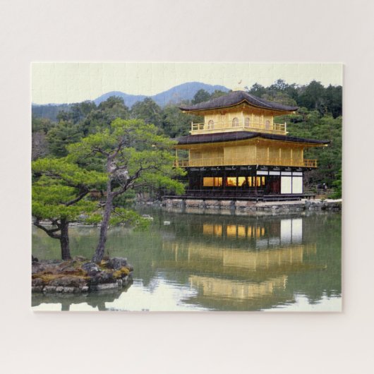 Tempel van het gouden paviljoen op Puzzle Legpuzzel (Horizontaal)