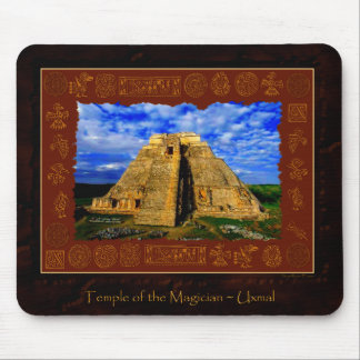 Tempel van het Magische Maya Gift-object Muismat