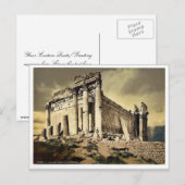 Tempel van Jupiter, leuningkolom, Baalbek, Heilige Briefkaart (Voorkant / Achterkant)