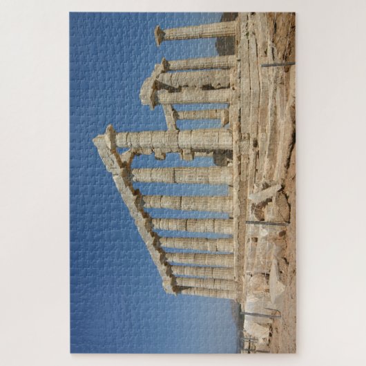 tempel van Poseidon, Griekenland van Athen Legpuzzel (Verticaal)