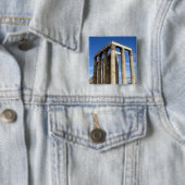 tempel zeus vierkante button 5,1 cm (In situ)