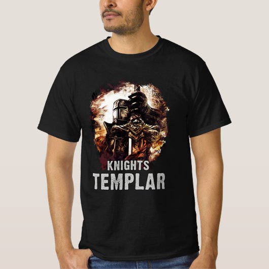 Tempeliers Epic Crusader Warriors of Christ T-shirt (Voorkant)