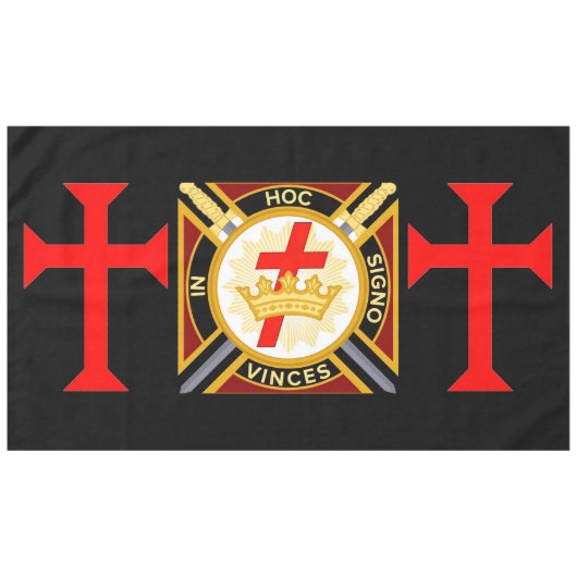 Tempeliers van de Ridder Tafelkleed (Voorkant (Horizontaal))