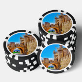 Tempelierskasteel Poker Chips (Opstapeling)