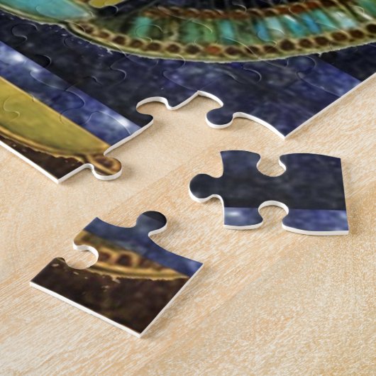 tempelkunst uit Egypte PYRAMIDS Legpuzzel (Zijkant)