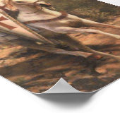 Tempelritter auf weissem Pferd Poster (Hoek)