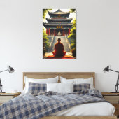 Tempelrust Canvas Afdruk (Insitu (Slaapkamer))
