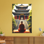 Tempelrust Canvas Afdruk (Insitu (Woonkamer))