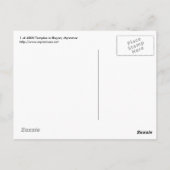 Tempels Briefkaart (Achterkant)