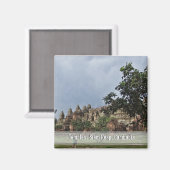 Tempels in Siem Reap, Cambodja Magnet Magneet (Voorkant / Achterkant)