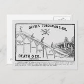 Temperance Movement, 1887 Briefkaart (Voorkant / Achterkant)