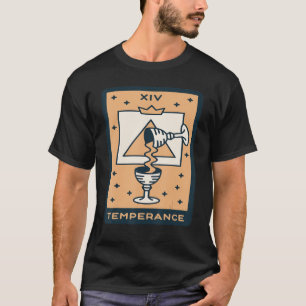 Temperance Tarot Kaart Mystische Kaarten occulte M T-shirt
