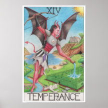 Temperance tarot kaart