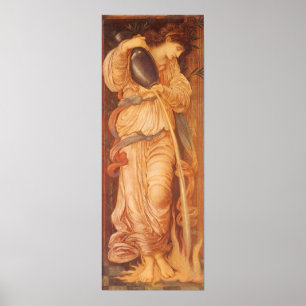 Temperantia door Sir Edward Coley Burne-Jones Poster