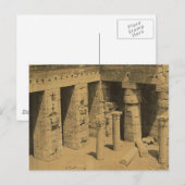 Temperatuur van Ramses III. Egypte circa 1870 Briefkaart (Voorkant / Achterkant)