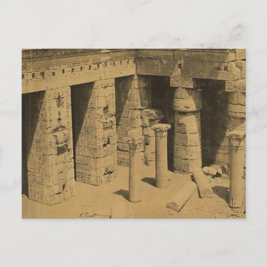 Temperatuur van Ramses III. Egypte circa 1870 Briefkaart (Voorkant)