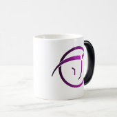 Temperatuurgevoelig Onzichtbare Roze Unicorn Mok (Voorkant rechts)