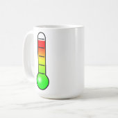 Temperatuurthermometer Koffiemok (Voorkant links)