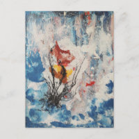 Tempest - Abstract door Gene Foltuz Mini Print