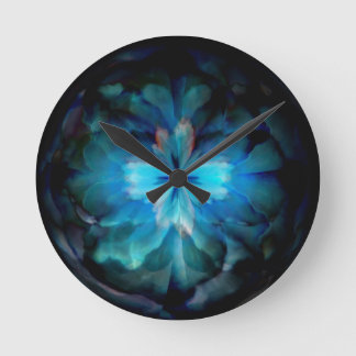 Tempest (blauw) ronde klok