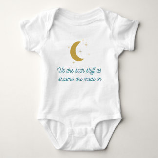 Tempest Shakespeare Quote Baby Bodysuit
