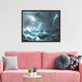 Tempest's roep canvas afdruk (Insitu (Woonkamer))
