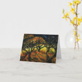 Tempête approchant - carte blanche (Fleur jaune)