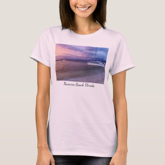 Tempête Arrivée En Navarre Floride T-Shirt (Devant)