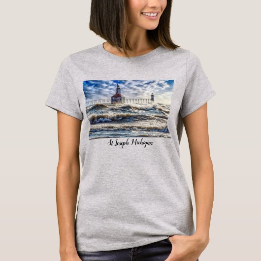 Tempête Au T-Shirt Du Phare Saint-Joseph (Devant)