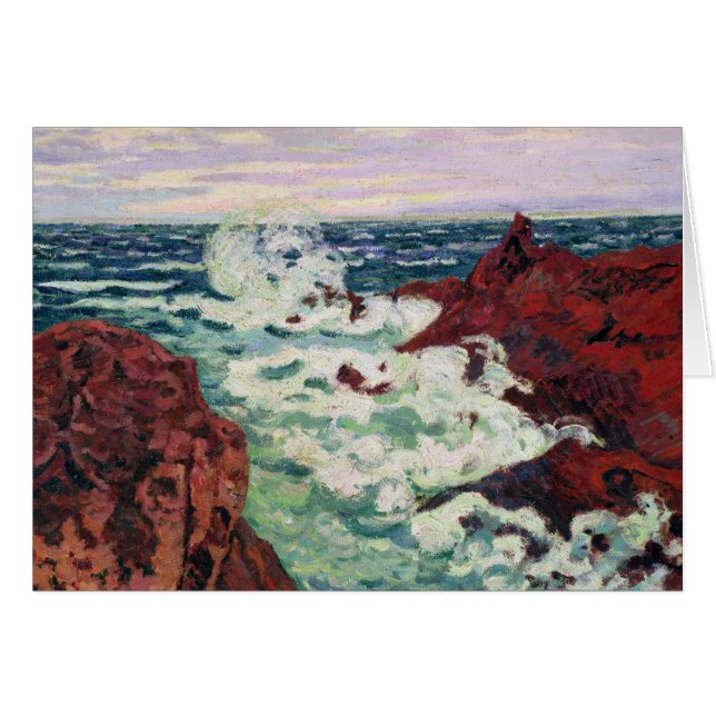 Tempête chez Agay, 1895 (Devant horizontal)